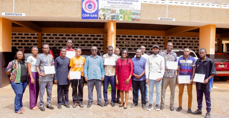 CSIR-SARI Graduates Youth and Women Seed Producers from Hybrid Maize Seed Production Training